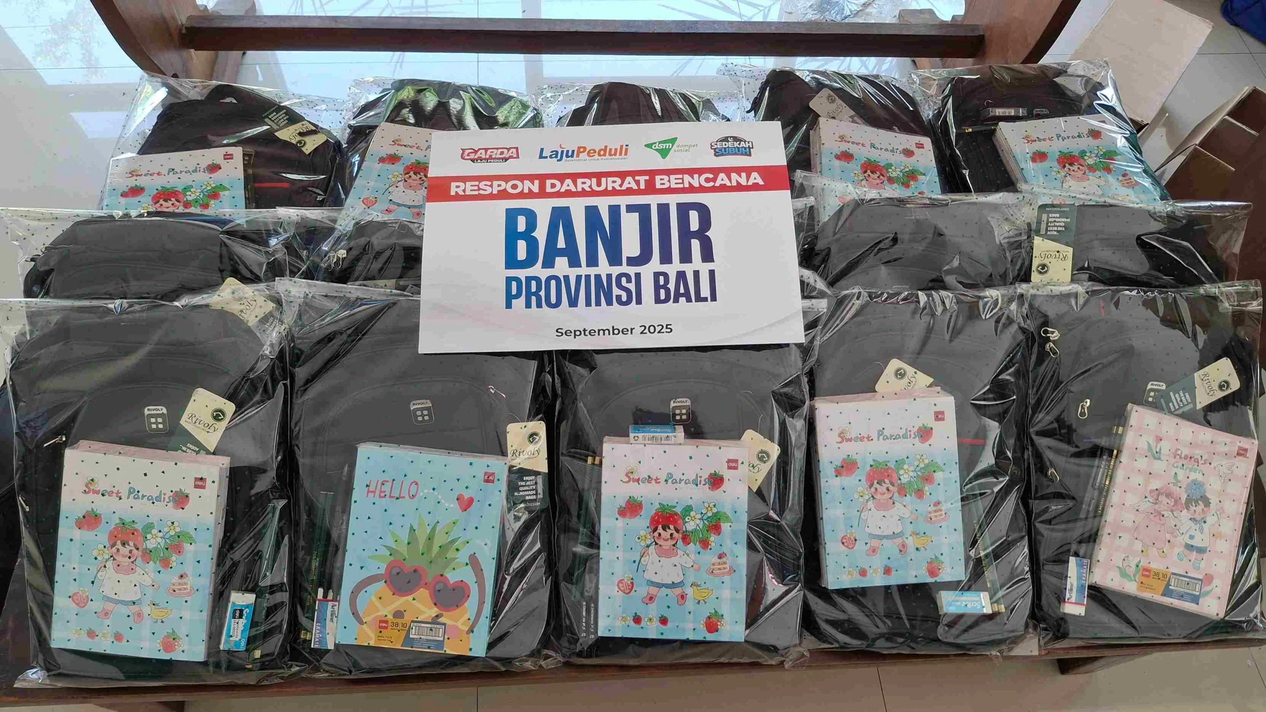 Bantu Penyintas Banjir Bali