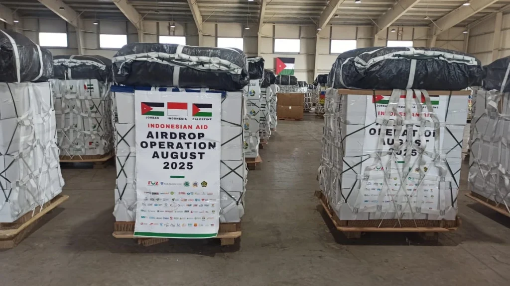 Airdrop bantuan kemanusiaan Gaza